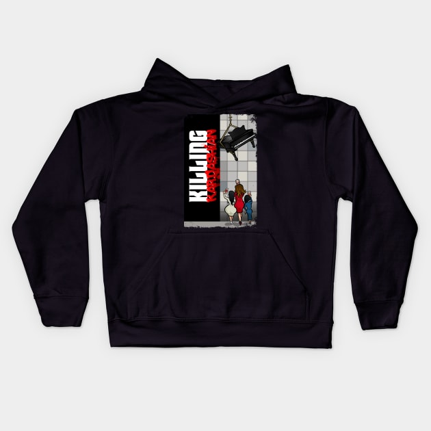 Killing Kardashian Back Cover Kids Hoodie by binarygod